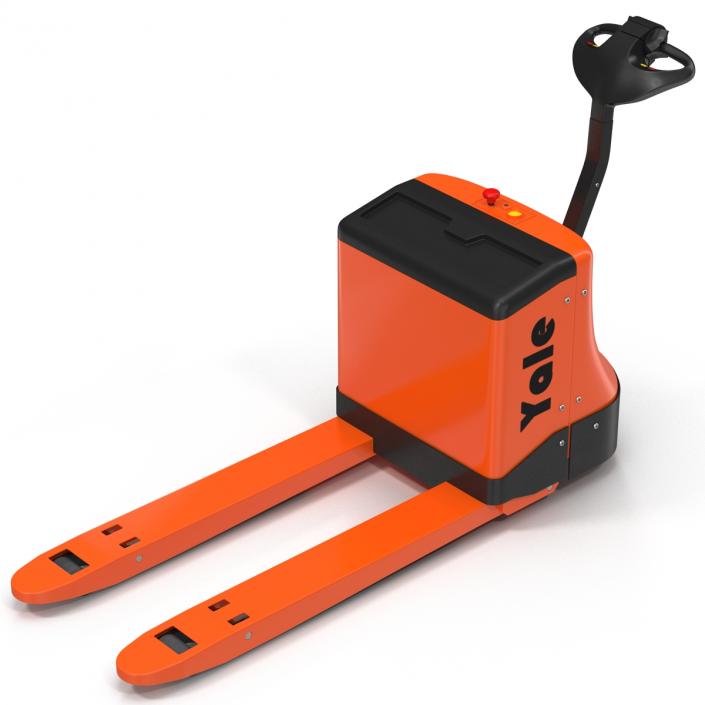 3D Powered Pallet Jack Orange