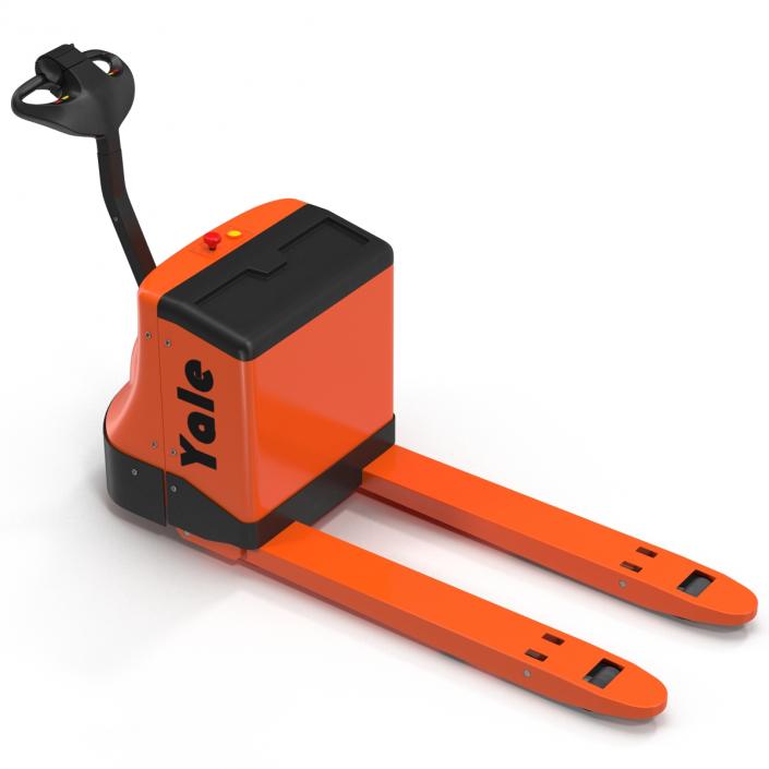 3D Powered Pallet Jack Orange