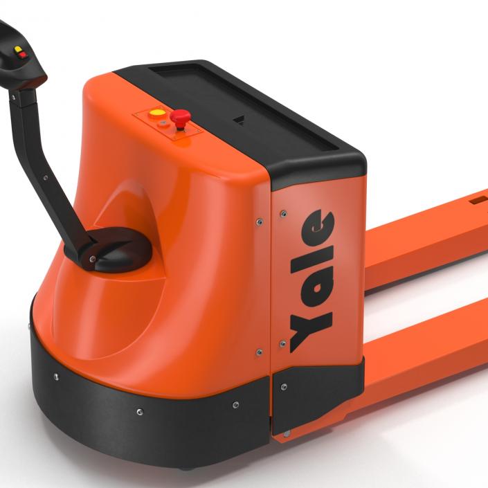 3D Powered Pallet Jack Orange