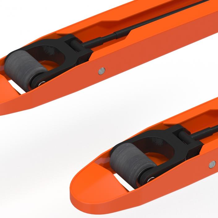 3D Powered Pallet Jack Orange