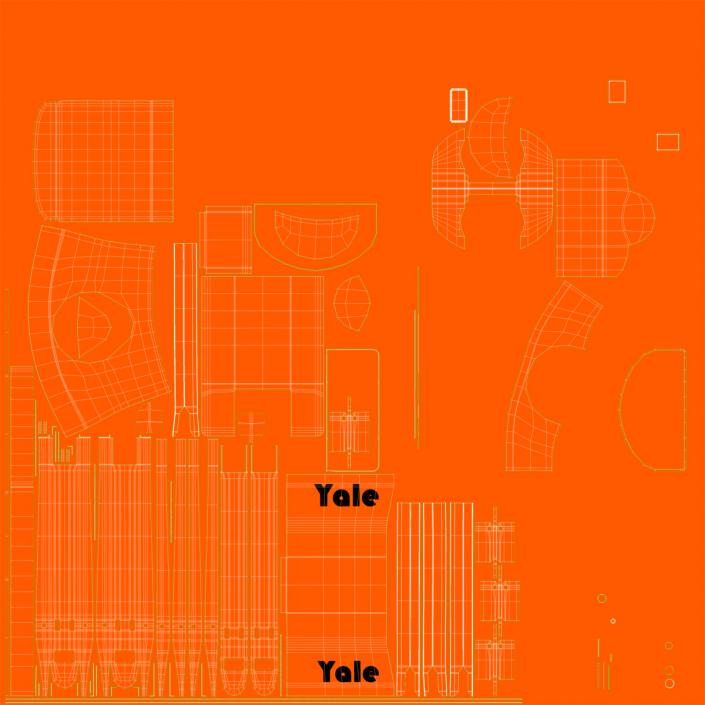 3D Powered Pallet Jack Orange