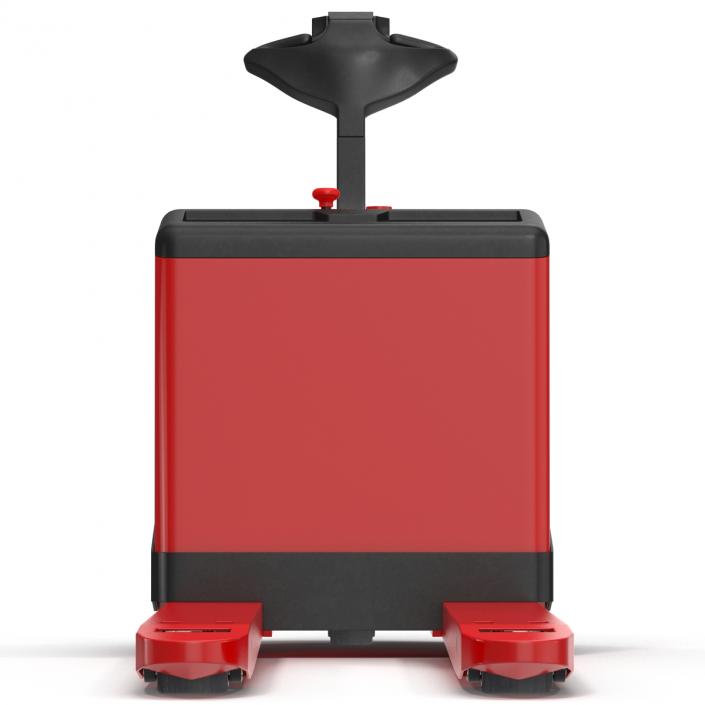 3D Powered Pallet Jack Red model