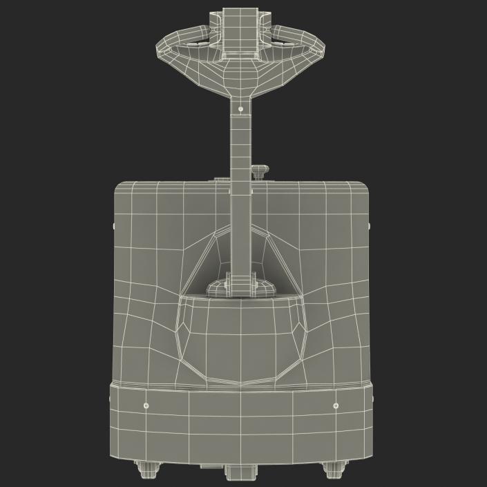 3D Powered Pallet Jack Red model