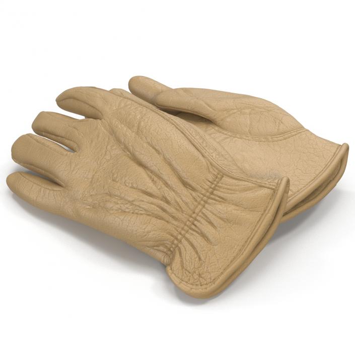 3D Leather Work Gloves 2