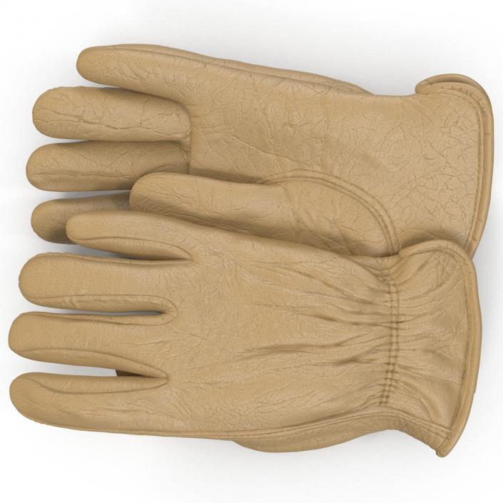 3D Leather Work Gloves 2