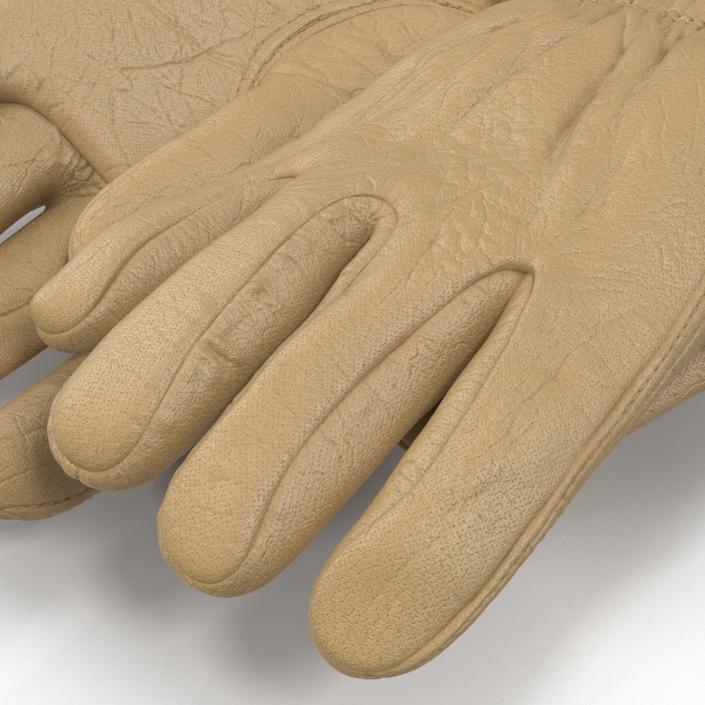 3D Leather Work Gloves 2