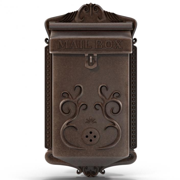 3D Vintage Wall Mount Mailbox