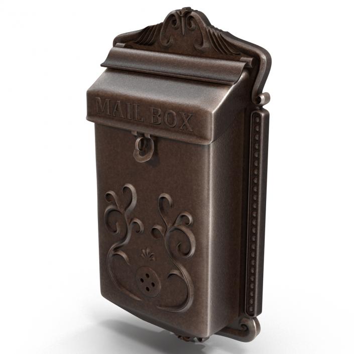 3D Vintage Wall Mount Mailbox