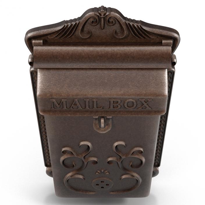 3D Vintage Wall Mount Mailbox