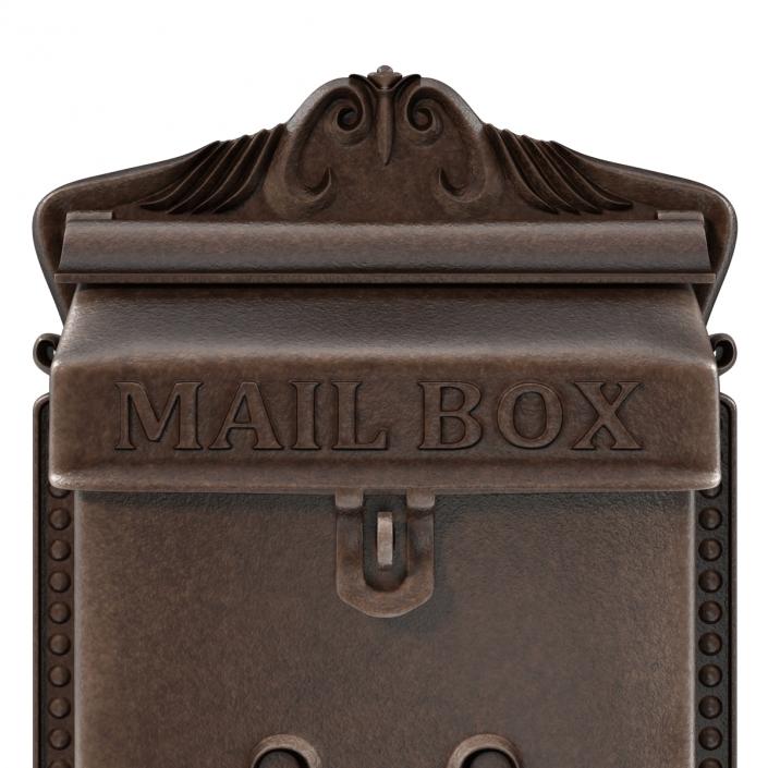 3D Vintage Wall Mount Mailbox