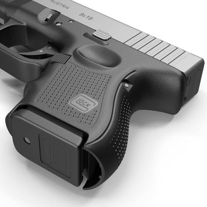 Glock 26 Black 3D model