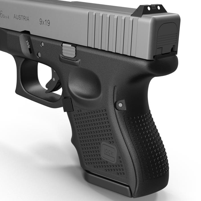 Glock 26 Black 3D model