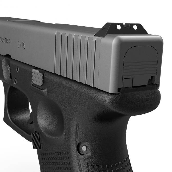 Glock 26 Black 3D model