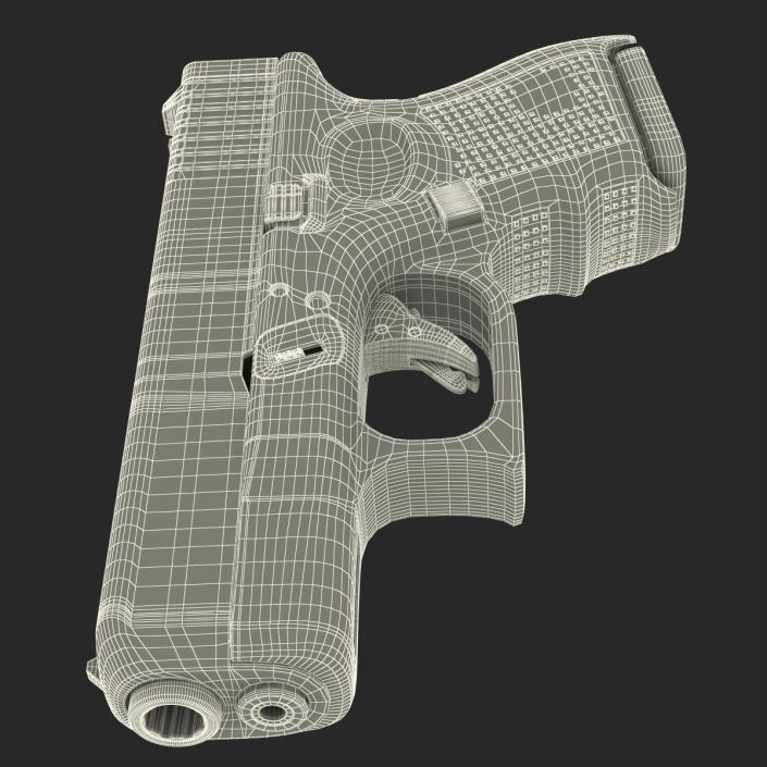 Glock 26 Black 3D model