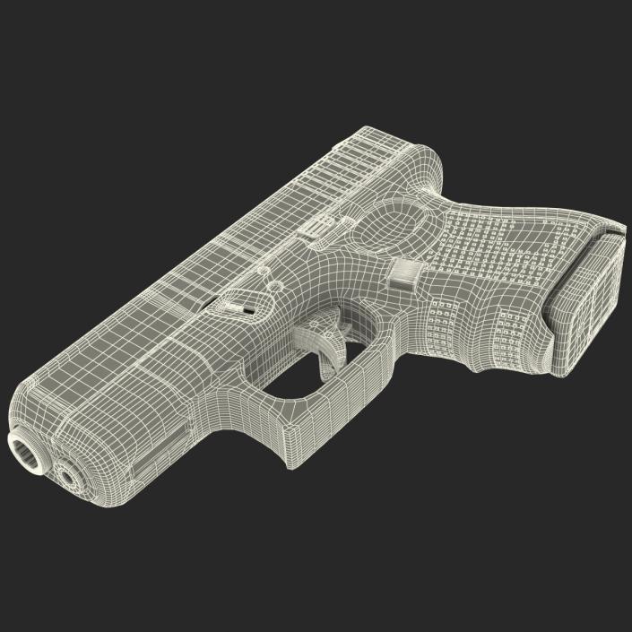 Glock 26 Black 3D model