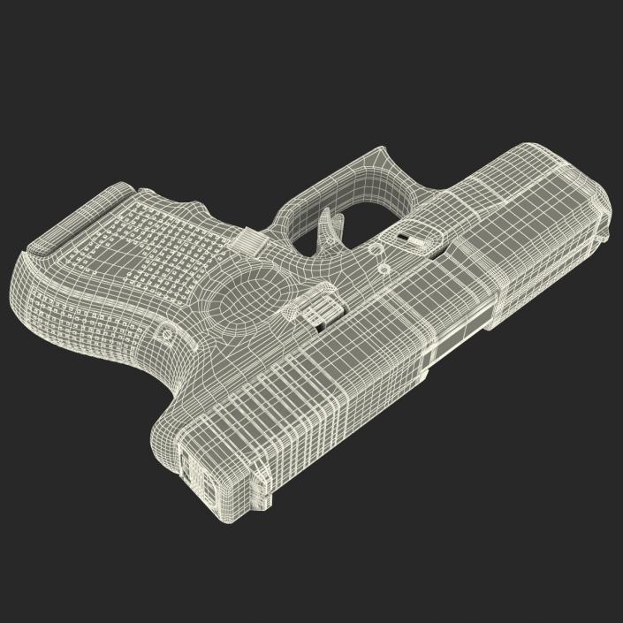 Glock 26 Black 3D model