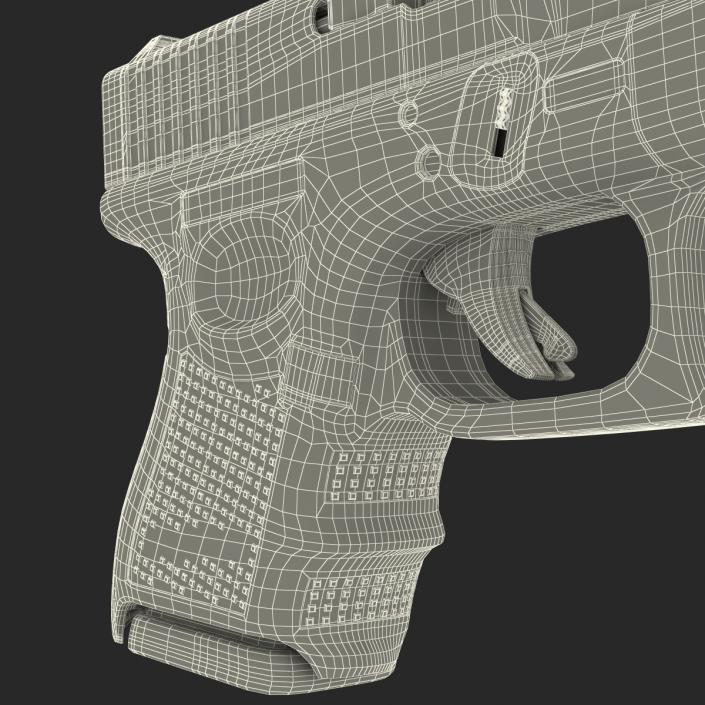 Glock 26 Black 3D model