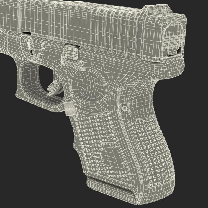 Glock 26 Black 3D model