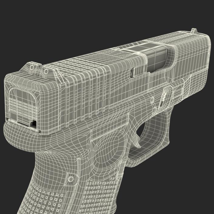 Glock 26 Black 3D model