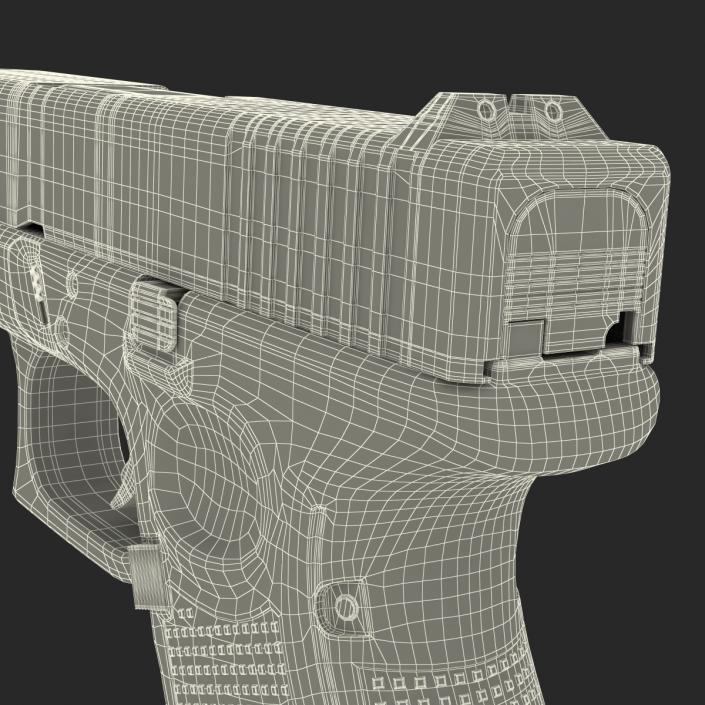 Glock 26 Black 3D model