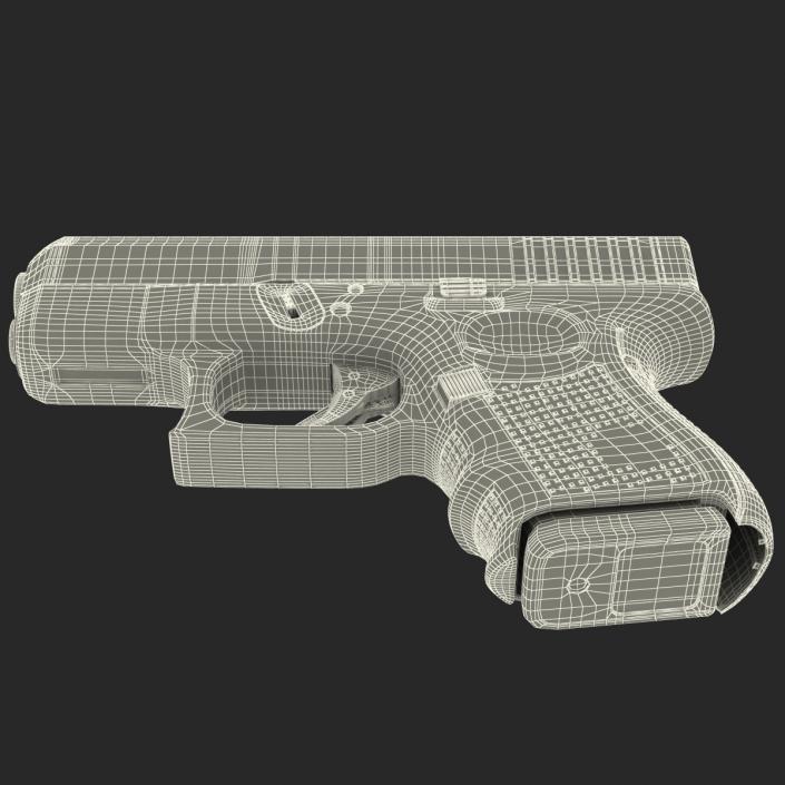 3D model Subcompact Generic Pistol