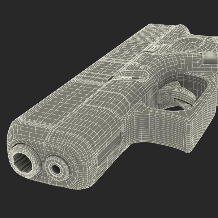 3D model Subcompact Generic Pistol