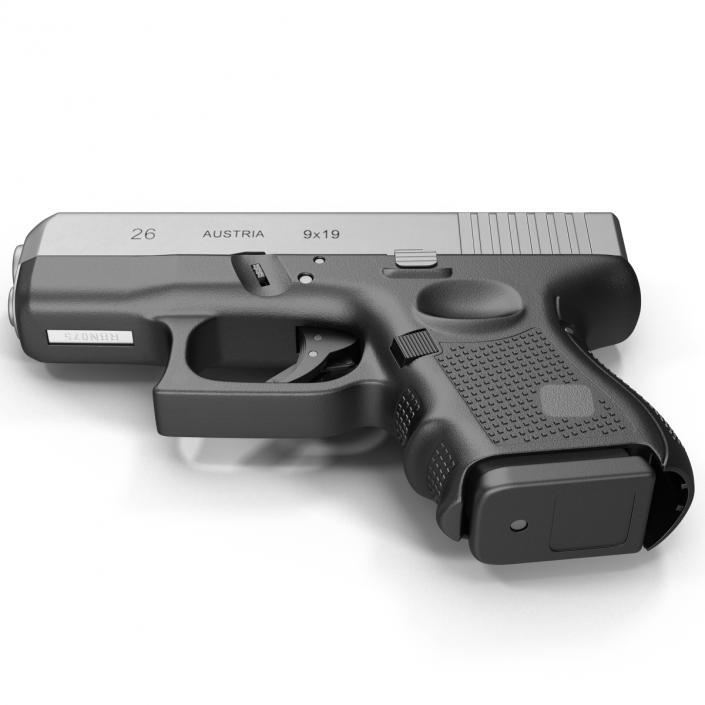 3D model Subcompact Generic Pistol