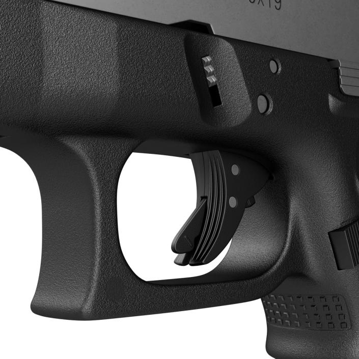 3D model Subcompact Generic Pistol