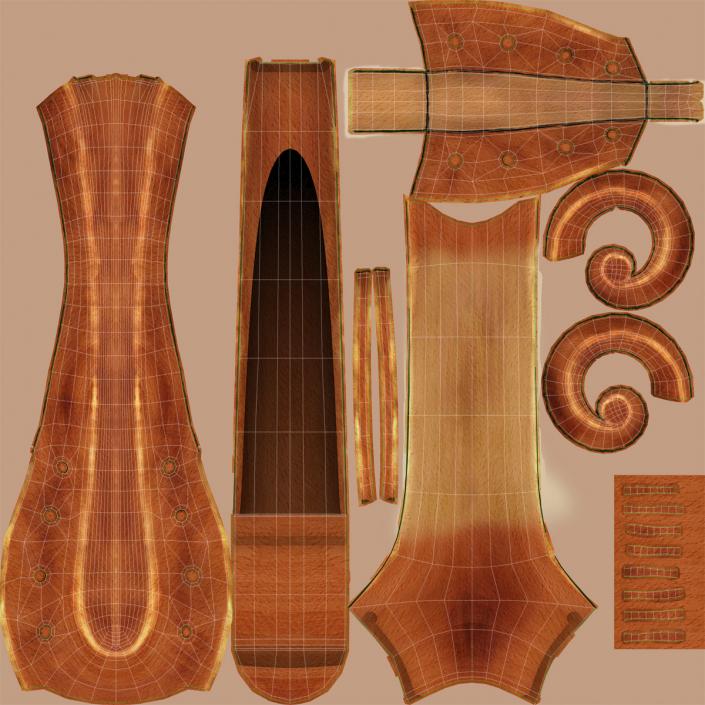 3D model Violin