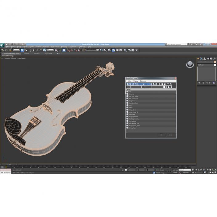 3D model Violin