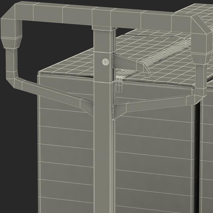 Pallet Jack and Plastic Pallet 3D Models Set 3D model