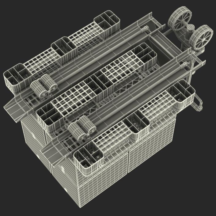 Pallet Jack and Plastic Pallet 3D Models Set 3D model