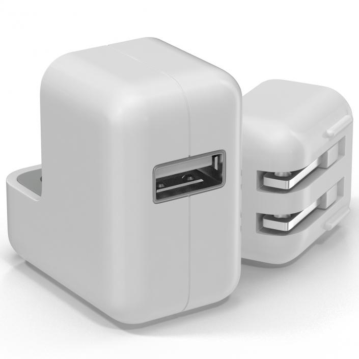 Apple 12W USB Power Adapter 2 3D model