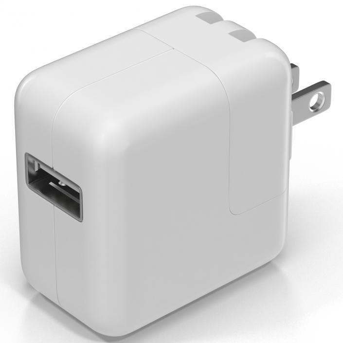 Apple 12W USB Power Adapter 3D