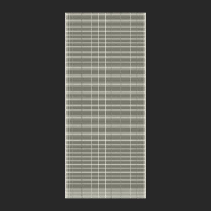 Flat Yoga Mat Green 3D model