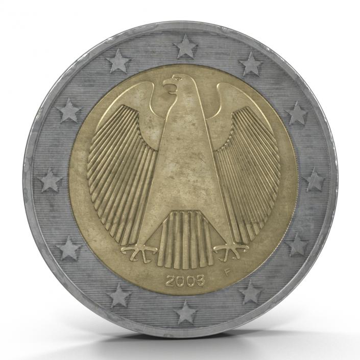 2 Euro Coin Germany 3D model