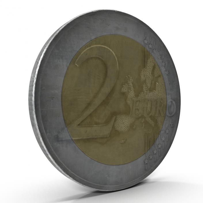 2 Euro Coin Germany 3D model