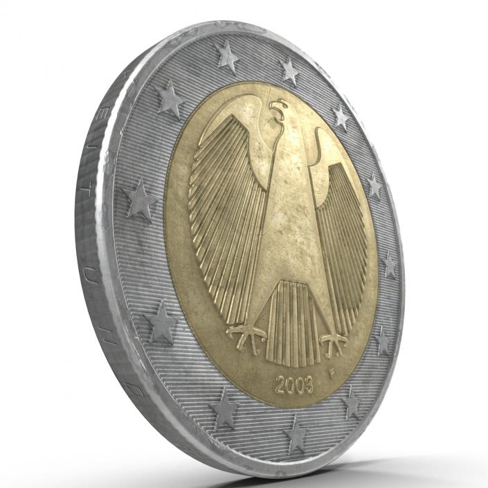 2 Euro Coin Germany 3D model