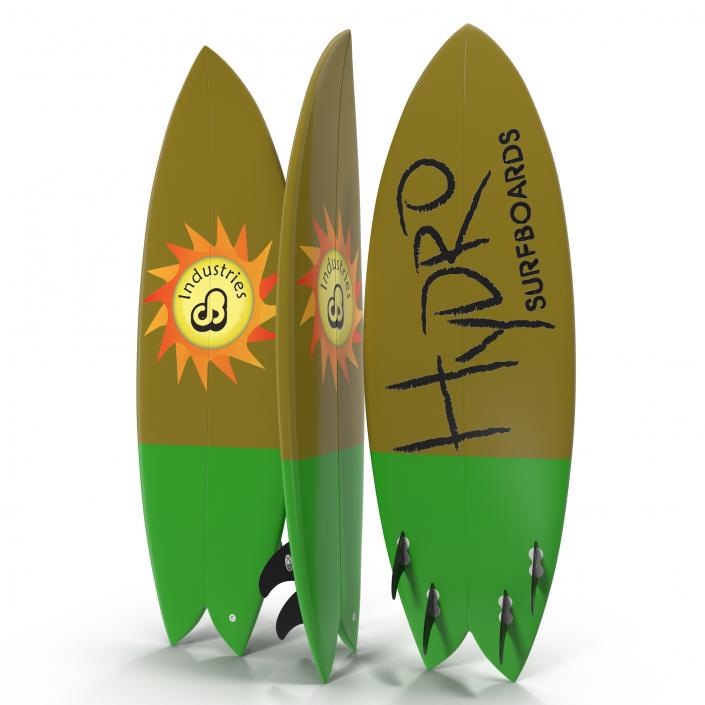 Surfboard Fish 3D model