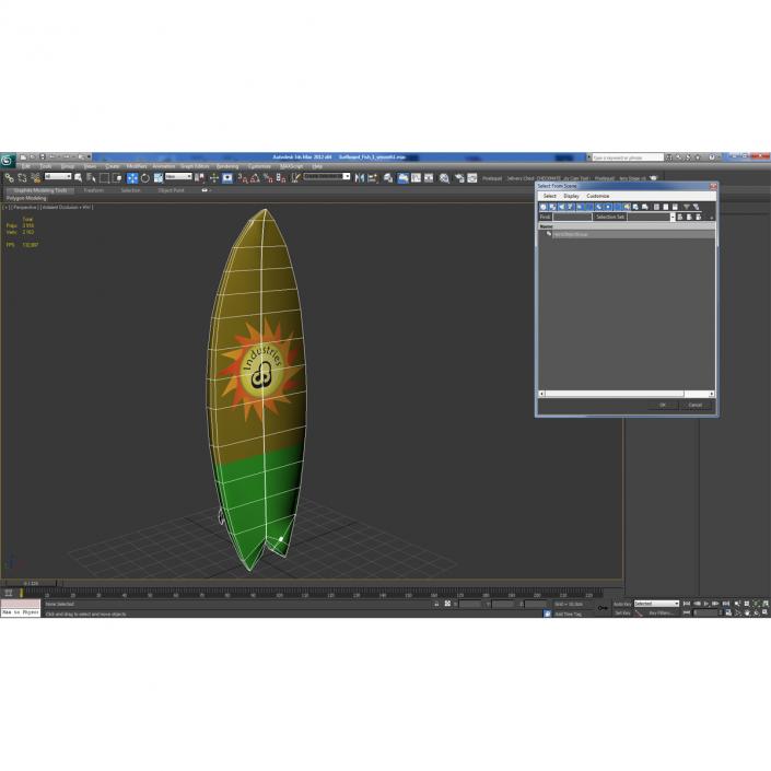 Surfboard Fish 3D model