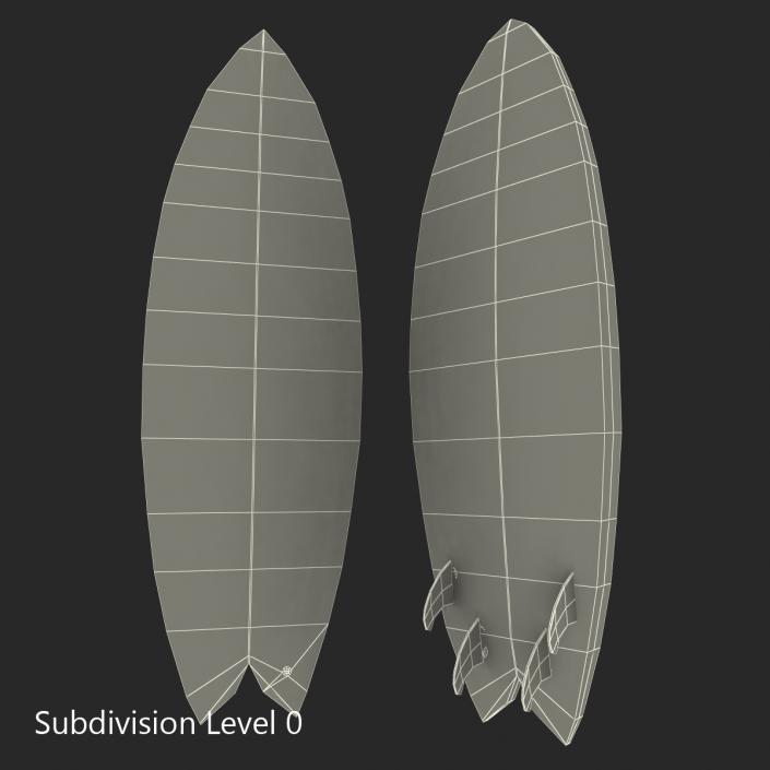 Surfboard Fish 3D model