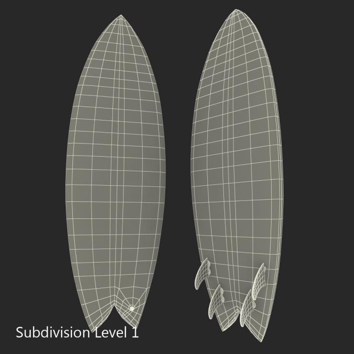 Surfboard Fish 3D model