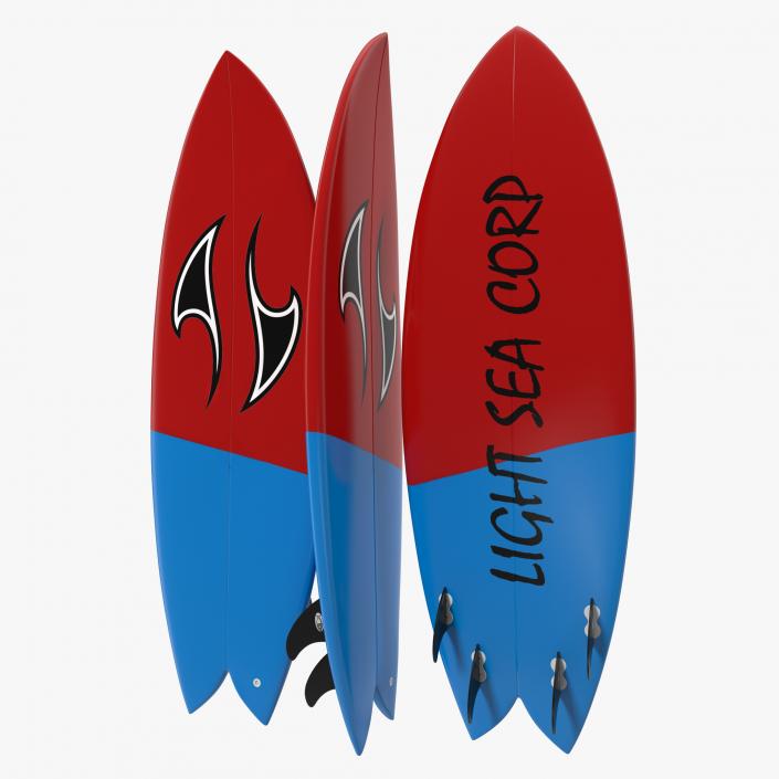 3D Surfboard Fish 2