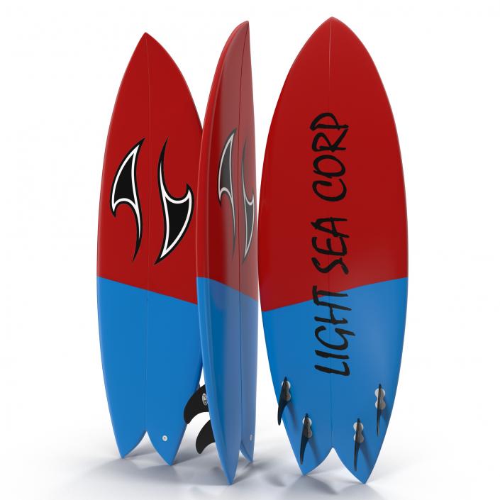 3D Surfboard Fish 2