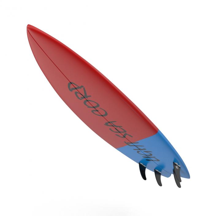 3D Surfboard Fish 2