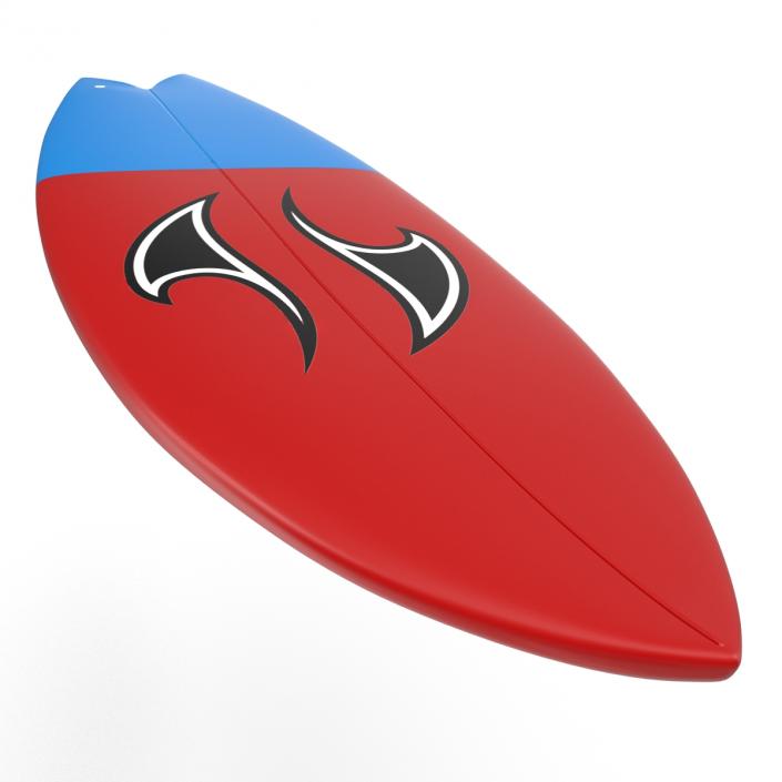 3D Surfboard Fish 2