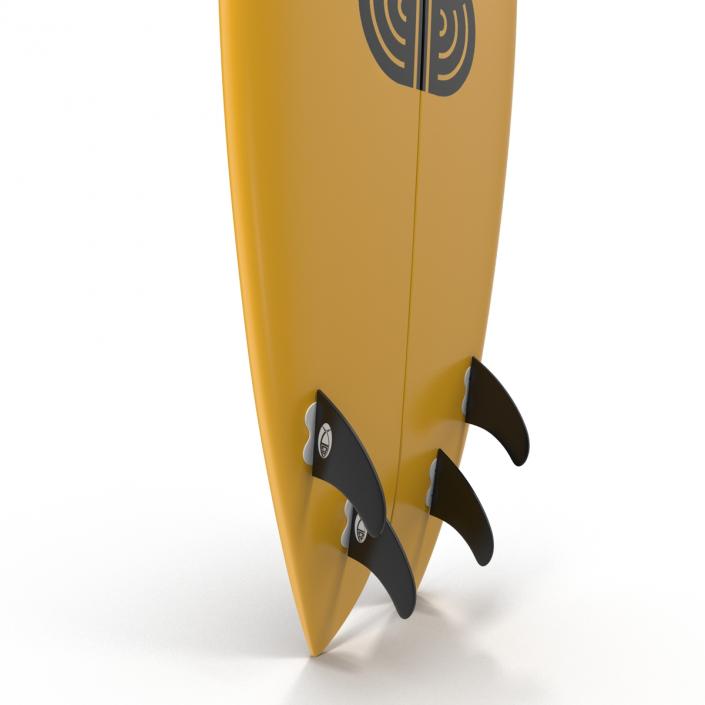 3D Surfboard Fish 3