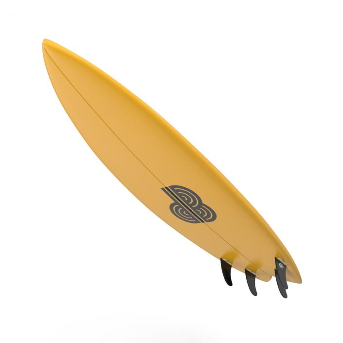 3D Surfboard Fish 3