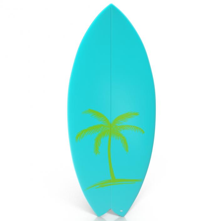 3D Surfboard Fish 4