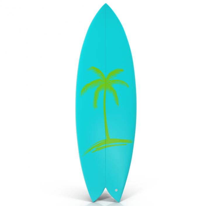 3D Surfboard Fish 4